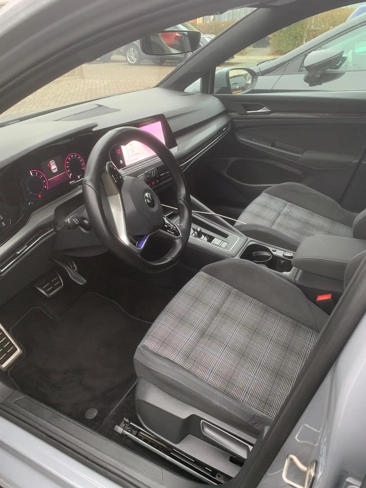The same car seat after a deep clean