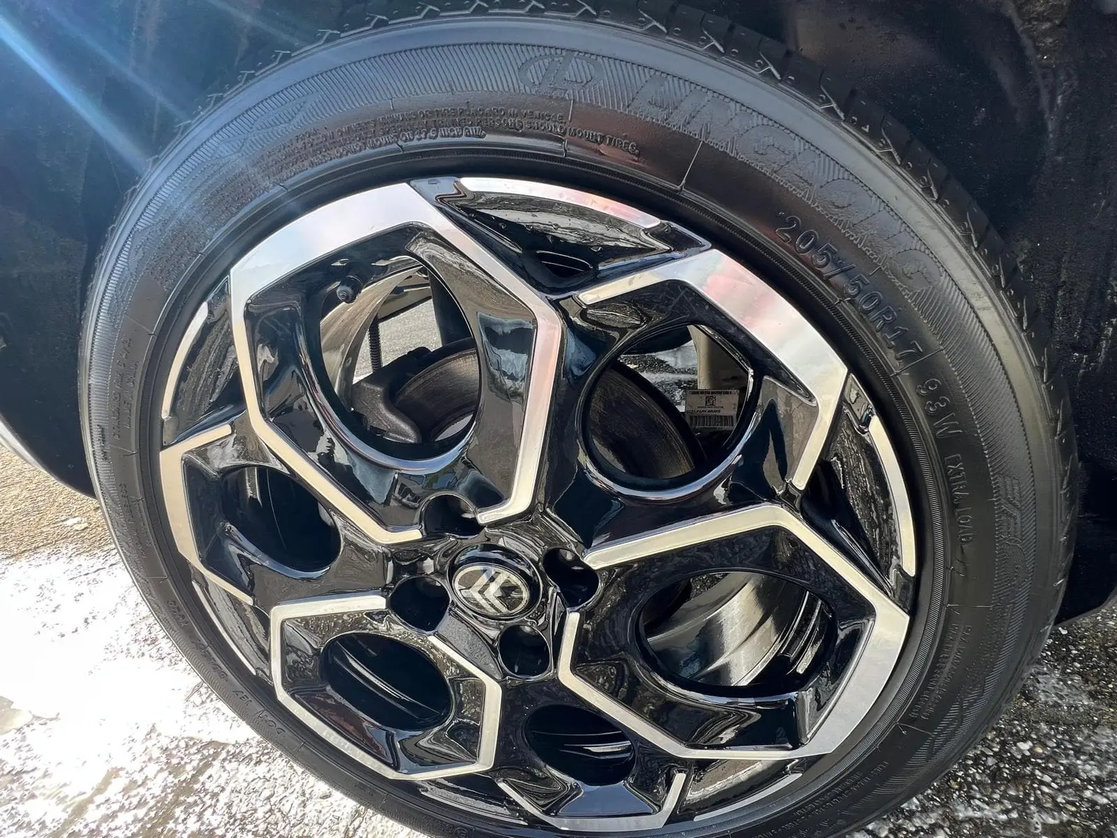 Velg na reiniging en bandendressing